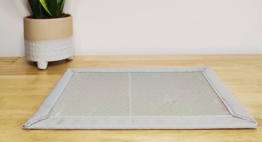 Tapete com acabamento Fita simples, ideal para exteriores e durável